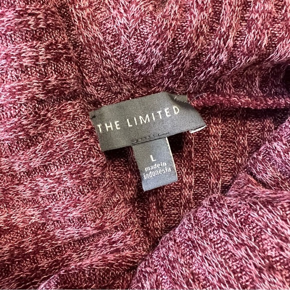 The Limited cowl neck double slit top SZ LG - Picture 3 of 5